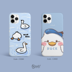 قاب گوشی دو بعدی طرح اردک duck